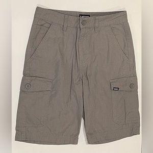 Boys VANS - Size 14, CARGO Shorts Gray Size 14 NEVER WORN‎
